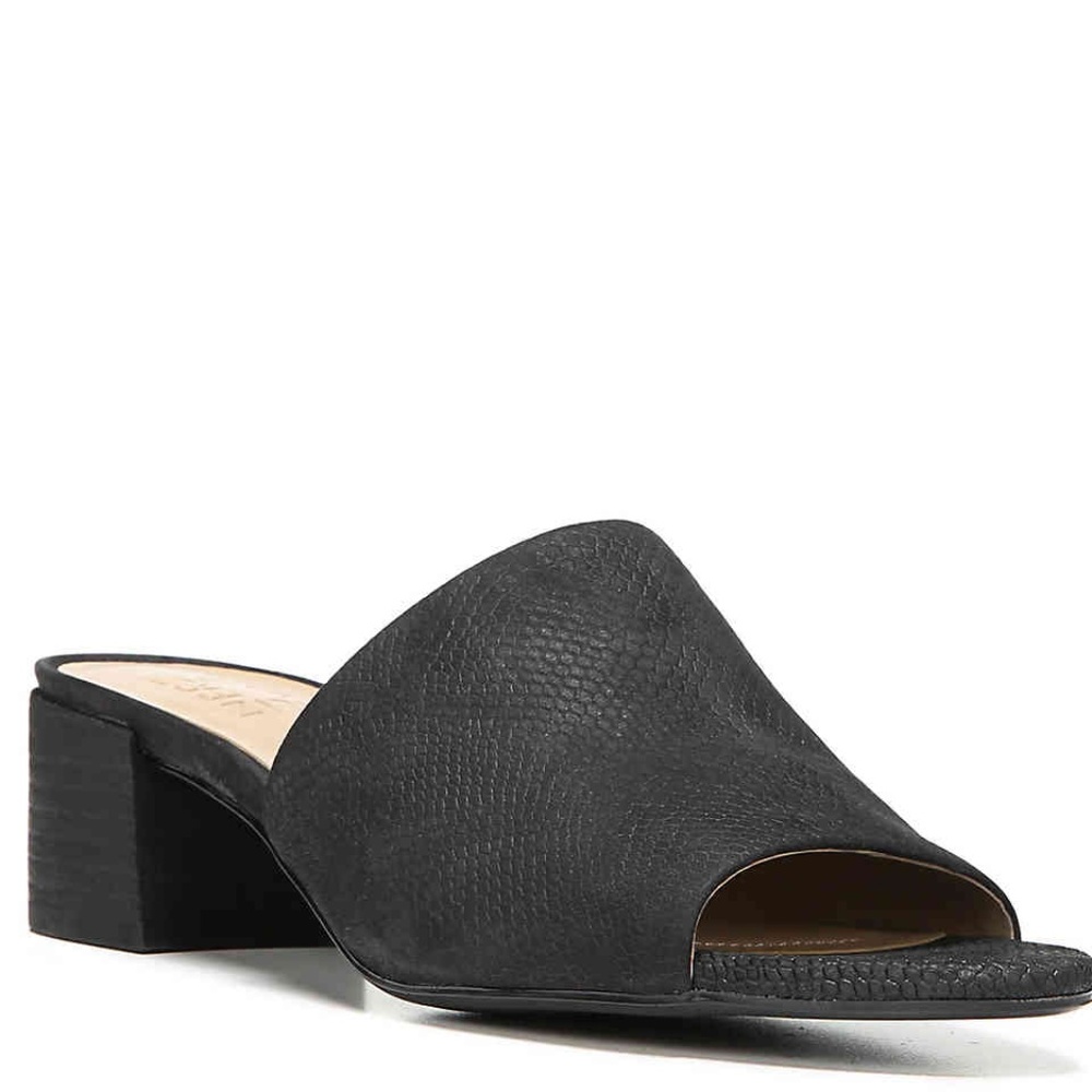 Naturalizer Fairley Block Heel Leather Sandals, 7